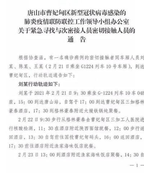 唐山曹妃甸最新通告全面解析